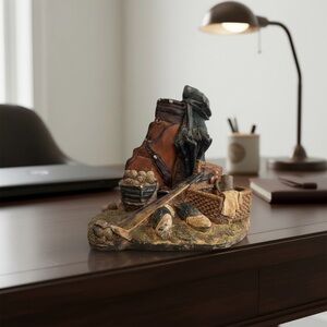 Golf Vintage-Look Desk/Shelf Office Resin Decor Figurine